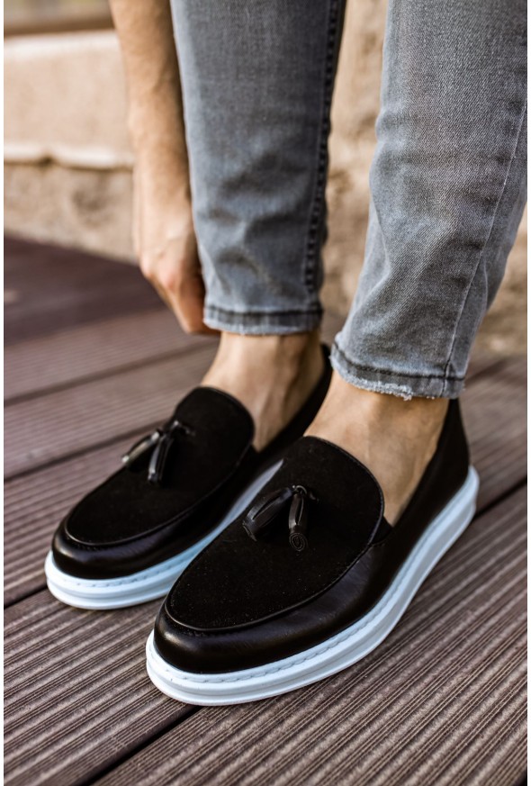 CH002 - CBT Loafer Pelle Erkek Ayakkabı SIYAH