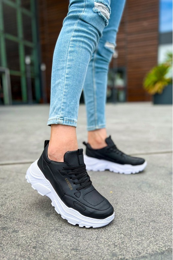 CH089 - CBT Low Top Lace Up Erkek Ayakkabı SIYAH