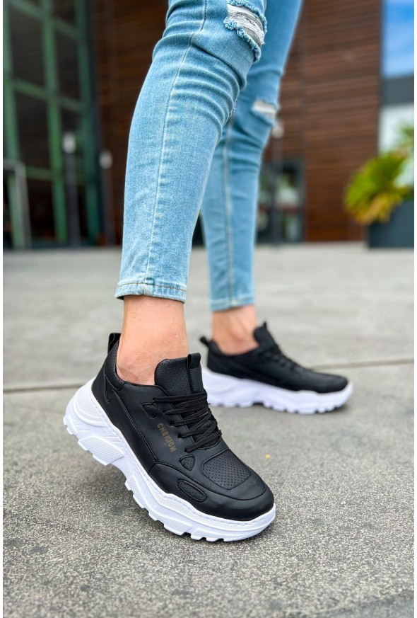 CH089 - CBT Low Top Lace Up Erkek Ayakkabı SIYAH