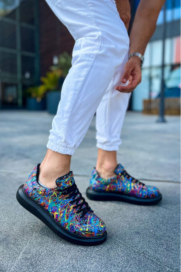 CH254 - CST Pittura Erkek Ayakkabı 538 CRAZY SPLUSH SIYAH